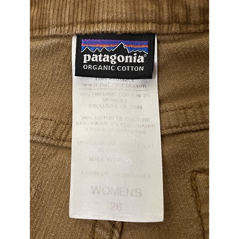 Patagonia Pants Women's 26x31 Brown Everyday Cords Corduroy Organic Cotton - Picture 5 of 9